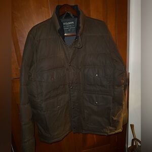 Filson down coat, men’s size XL.